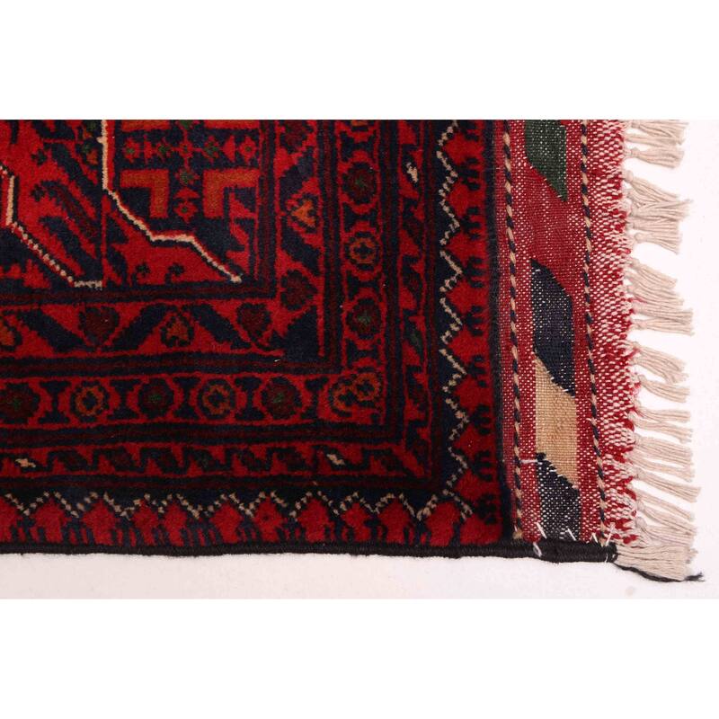 ECARPETGALLERY Hand-knotted Finest Khal Mohammadi Red Wool Rug - 5'2 x 7'5