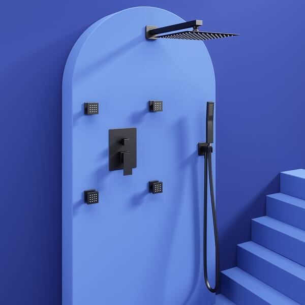 Full Body Shower System with Body Shower Spray Jet Ceiling Shower Head