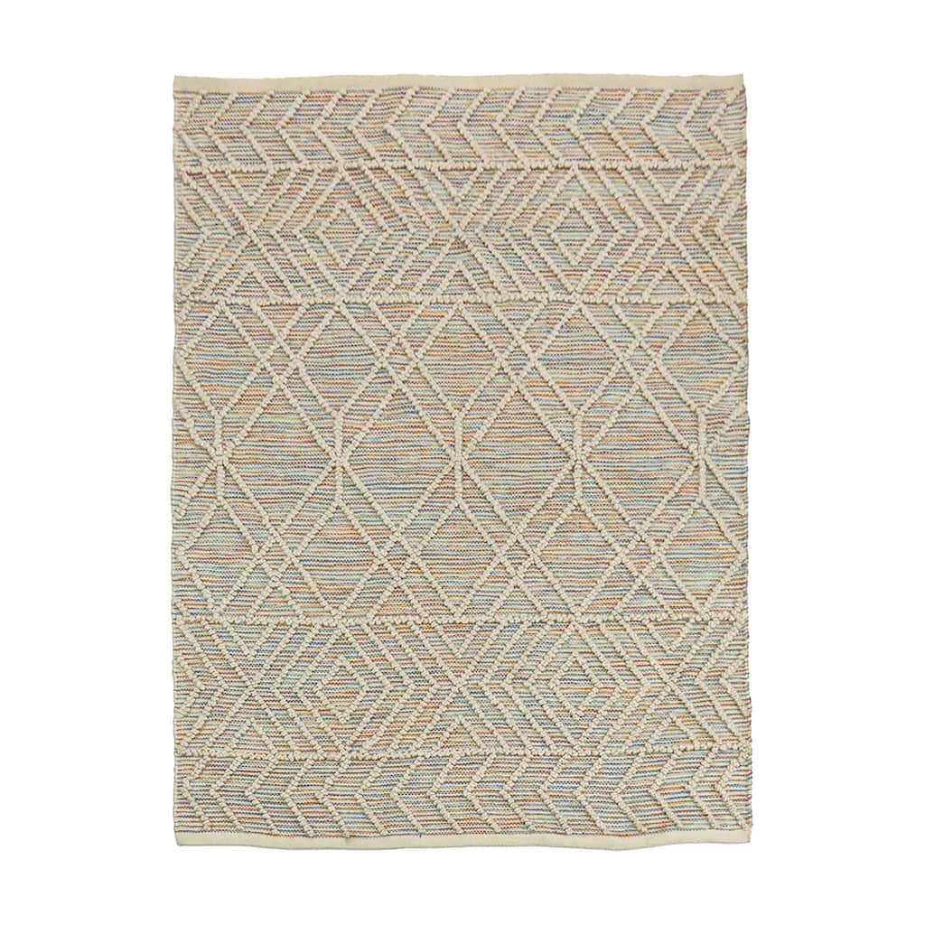 4x6 Hand Woven Outdoor Rug, Multicolor by National Tree Company - 6 ft