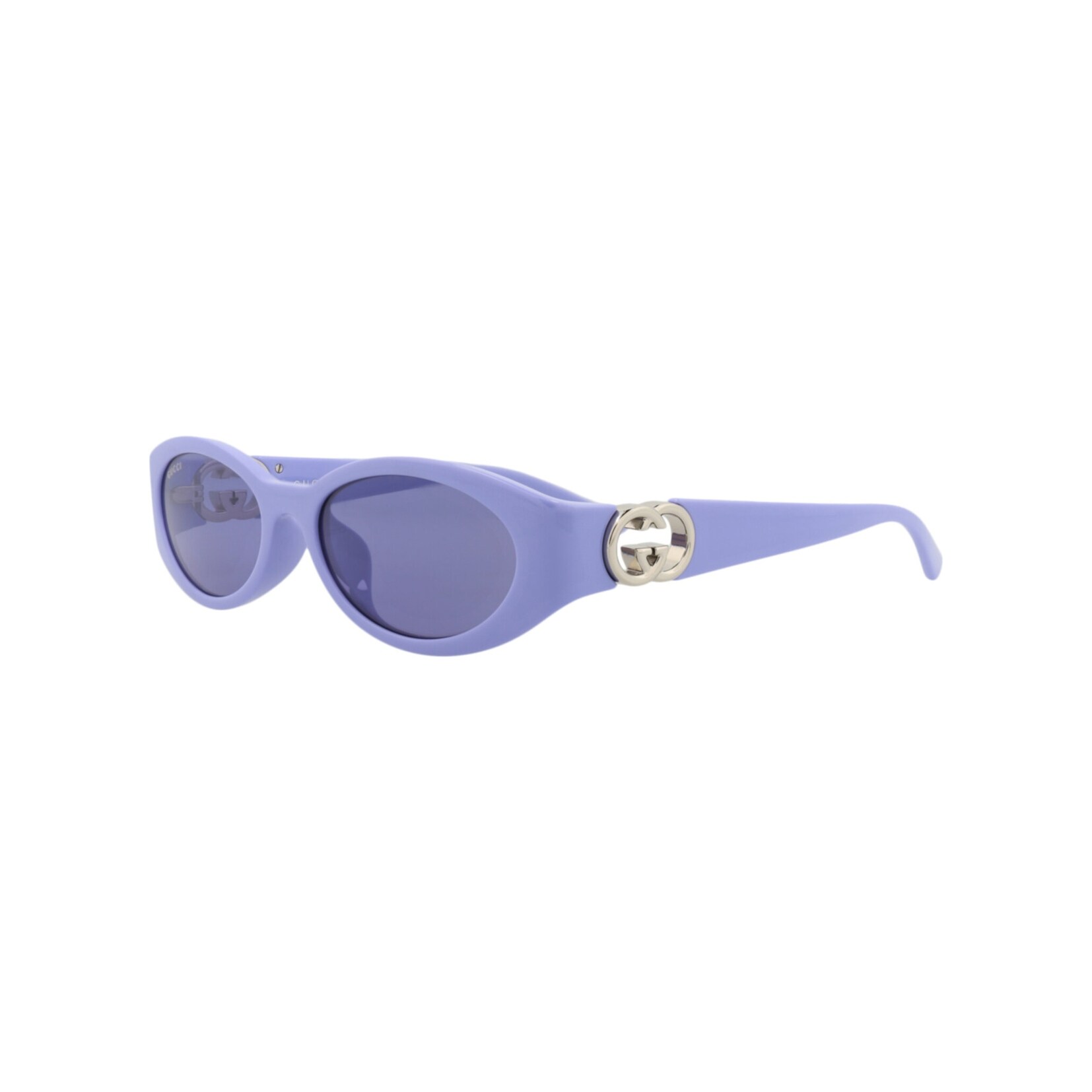 Gucci Round-Frame Injection Sunglasses Purple Womens Gucci Round-Frame Injection Sunglasses - Overstock - 43684831 main image 2
