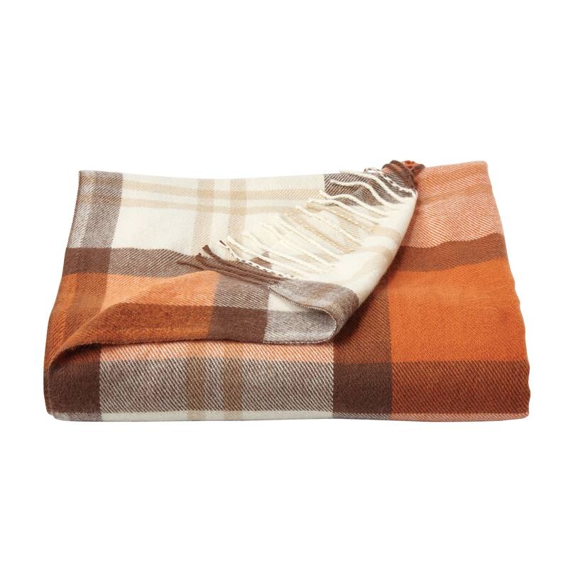 Soft Throw Blanket - Oversized, Vintage-Look, and Cashmere-Like Woven Acrylic Throw by Windsor Home