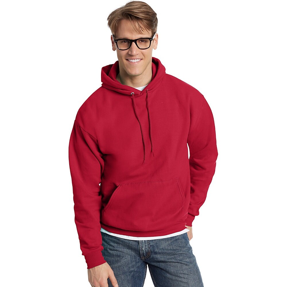 hanes red hoodie