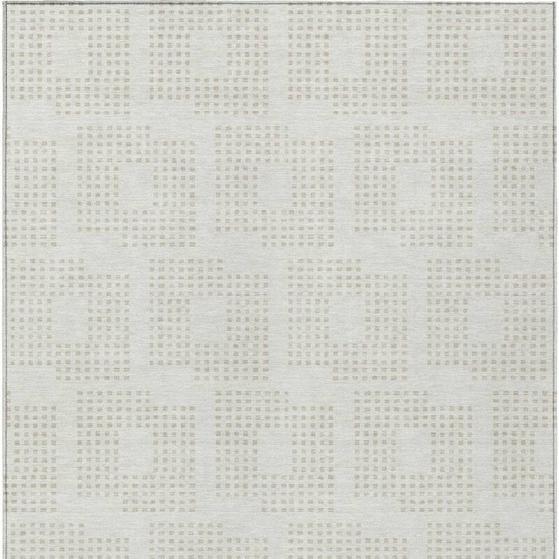 HomeRoots Geometric Transitional Rectangle Outdoor Rug