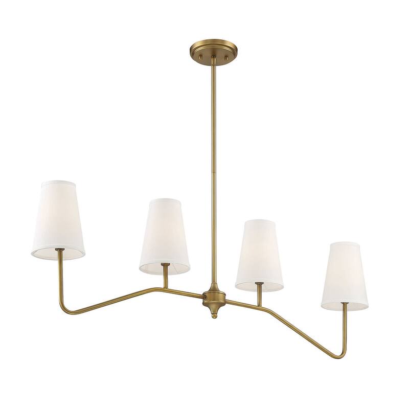 Meridian M10078 4-Light Linear Chandelier