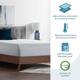 Lucid Comfort Collection 4 Inch Gel and Aloe Memory Foam Topper