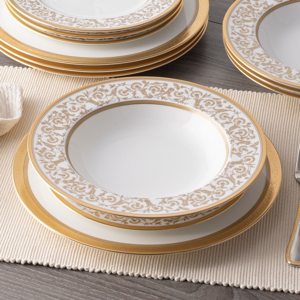 Noritake Summit Gold 12-Piece Set, Service for 4 - Bed Bath