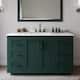 Option Green / Giotto Quartz Top / Matte Black Hardware