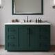 Option Green / Giotto Quartz Top / Matte Black Hardware