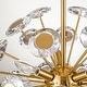 preview thumbnail 5 of 6, Ashira 16.5"W 11-Lights Modern Sputnik Firework Starburst Crystal Chandelier