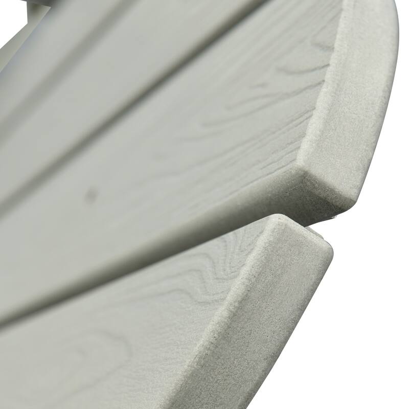 OVIOS Plastic Wood Adirondack Outdoor Patio Chair Set of 2
