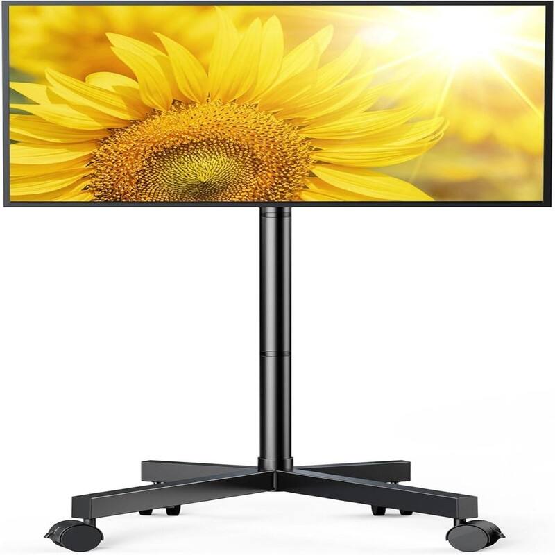 Rolling TV Stand - Black