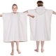 preview thumbnail 19 of 36, Superior Lyron Kids Cotton Terry Hooded Poncho Bath Towel Large - Ivory