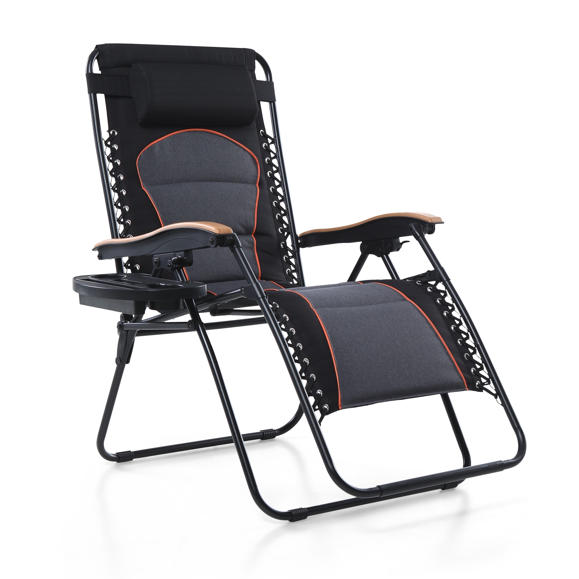 Ever advanced oversize xl zero gravity recliner padded patio lounger chair with adjustable shop headrest support 350lbs
