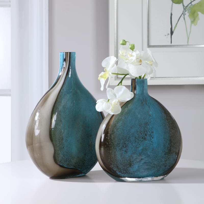 Uttermost Adrie Art Glass Vases (Set of 2)