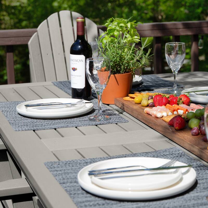 Hamilton 7-Piece Outdoor Dining Set - 42" x 72" Table, Counter-height