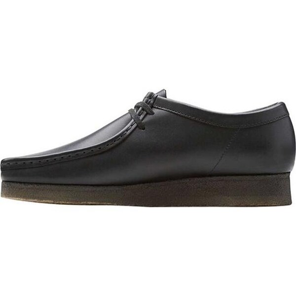 mens black leather wallabees