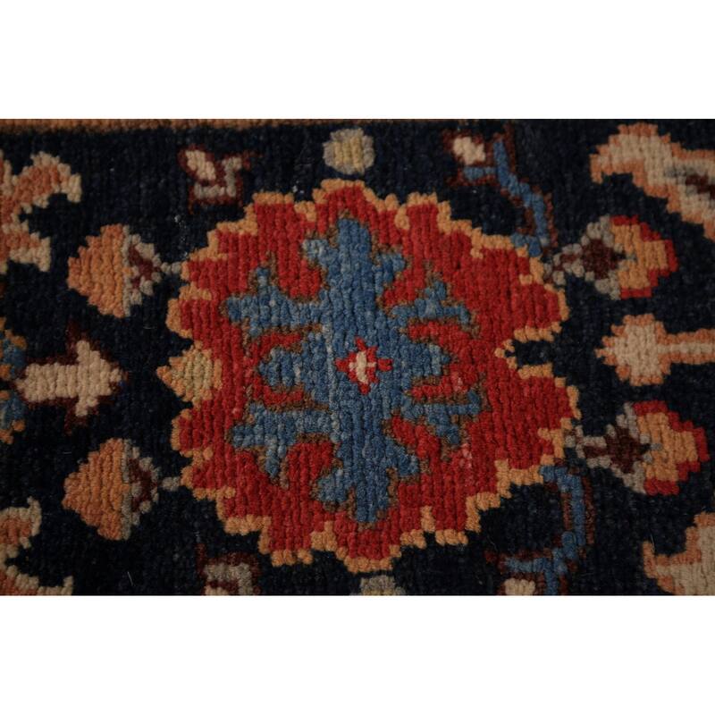 Vegetable Dye Red Sultanabad Oriental Rug Hand-Knotted Wool Carpet - 8'11" x 12'0"