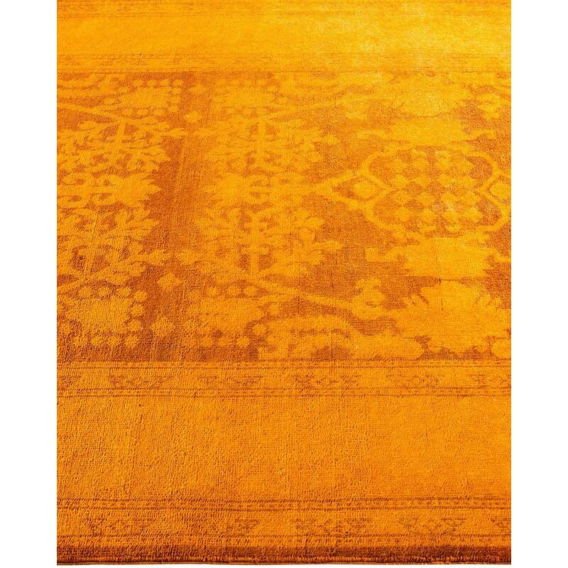Vibrance, One-of-a-Kind Handmade Area Rug - Gold, 4' 3" x 6' 2" - 4' 3" x 6' 2"