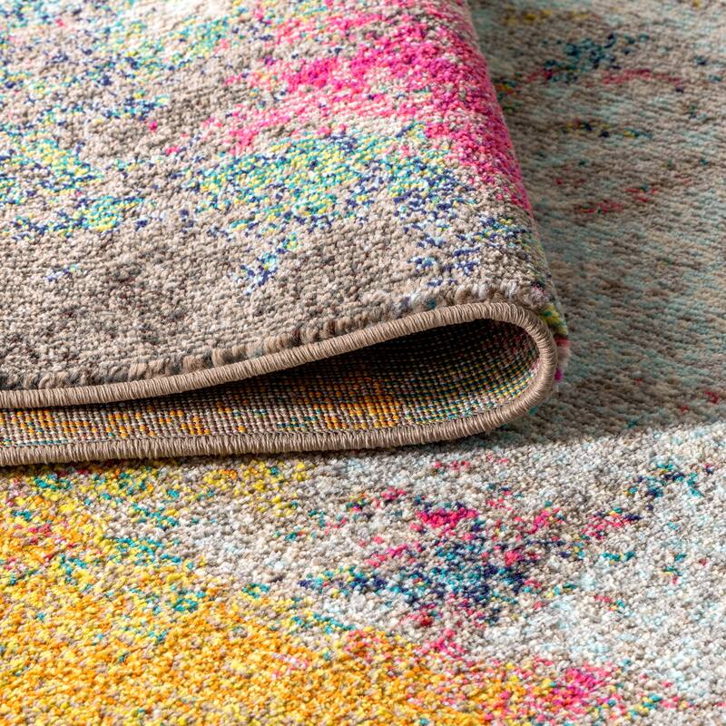 JONATHAN Y Groovy POP Modern Abstract Vintage Waterfall Area Rug