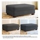 preview thumbnail 52 of 56, Modern Corduroy Fabric Oversized Accent Ottoman