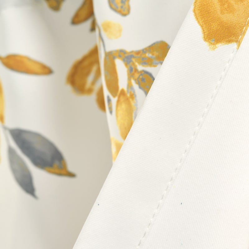 Lush Decor Tanisha Room Darkening Window Curtain Valance - 18" x 52"