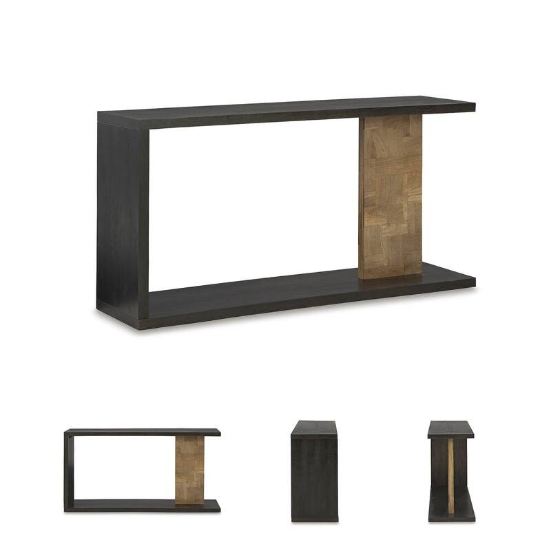 Signature Design by Ashley Camlett Brown Console Sofa Table - 58.13" W x 15.88" D x 30.25" H