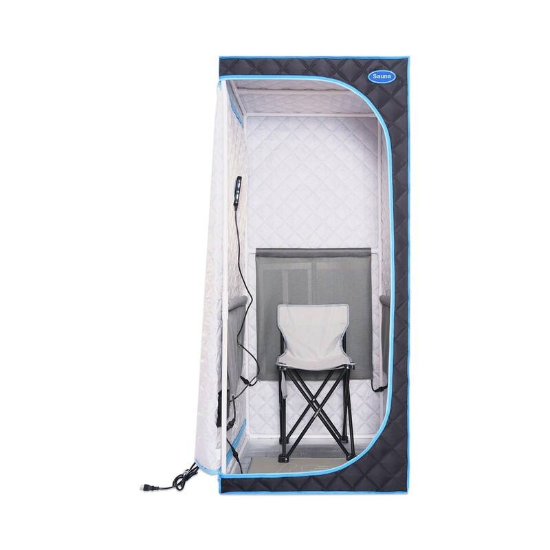 Portable Full Size Black Infrared Sauna tent Fast Heating Personal Home Spa