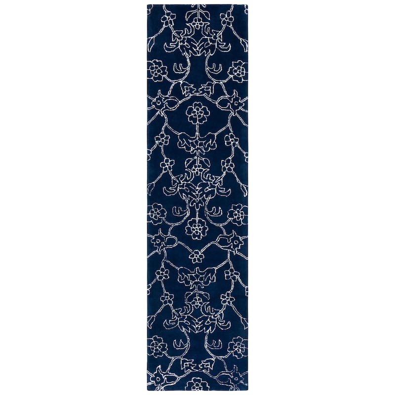 SAFAVIEH Handmade Fifth Avenue Timmie Floral New Zealand Wool