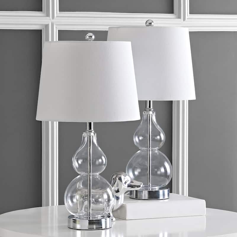 SAFAVIEH Lighting 22" Brisor Table Lamp (Set of 2) - 12" W x 12" L x 22" H