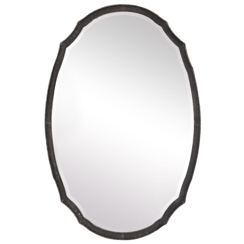 Oval Bevel Wall Mirror - 36 x 24 x 1.5