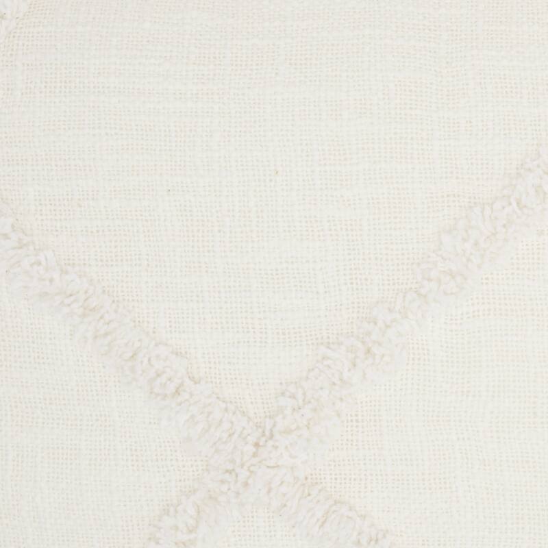 Royal Abstract Shaggy Detail Lumbar Pillow
