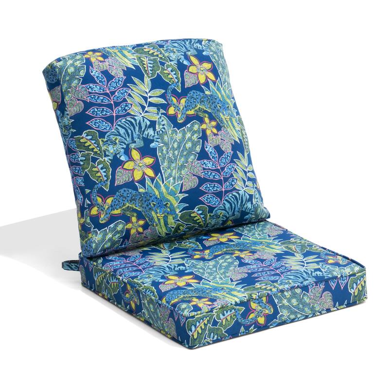 21 W x 22 D in. Deep Seat Outdoor Cushion Set by Crestlive Products