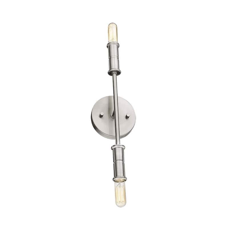 Copper Grove Gavar 2-light Satin Nickel Vanity Mirror Light