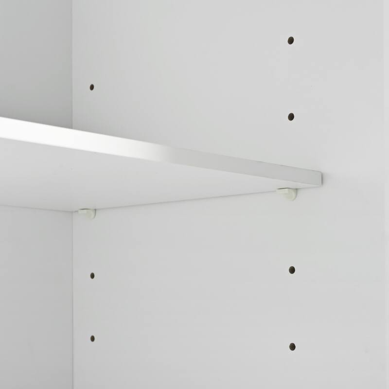 46'' Kitchen Island with Drop Leaf, 3 Tier Pull Out Cabinet Organizer, Towel Rack and 2 Drawers - 46'' x 29.5'' x 37''