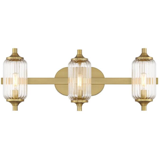 Savoy House 8-3024-3 Holton 3 Light 24" Wide Vanity Light - Warm Brass