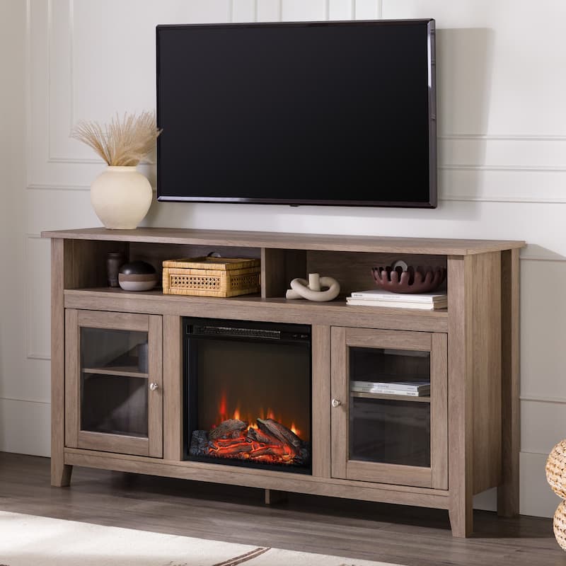 Middlebrook 58-inch 2-Door Highboy Fireplace TV Stand