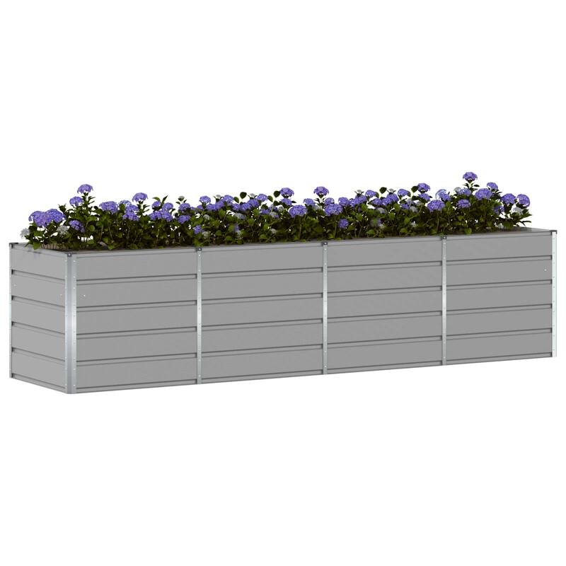 vidaXL Planter in Steel - 62.99 x 31.50 x 17.72