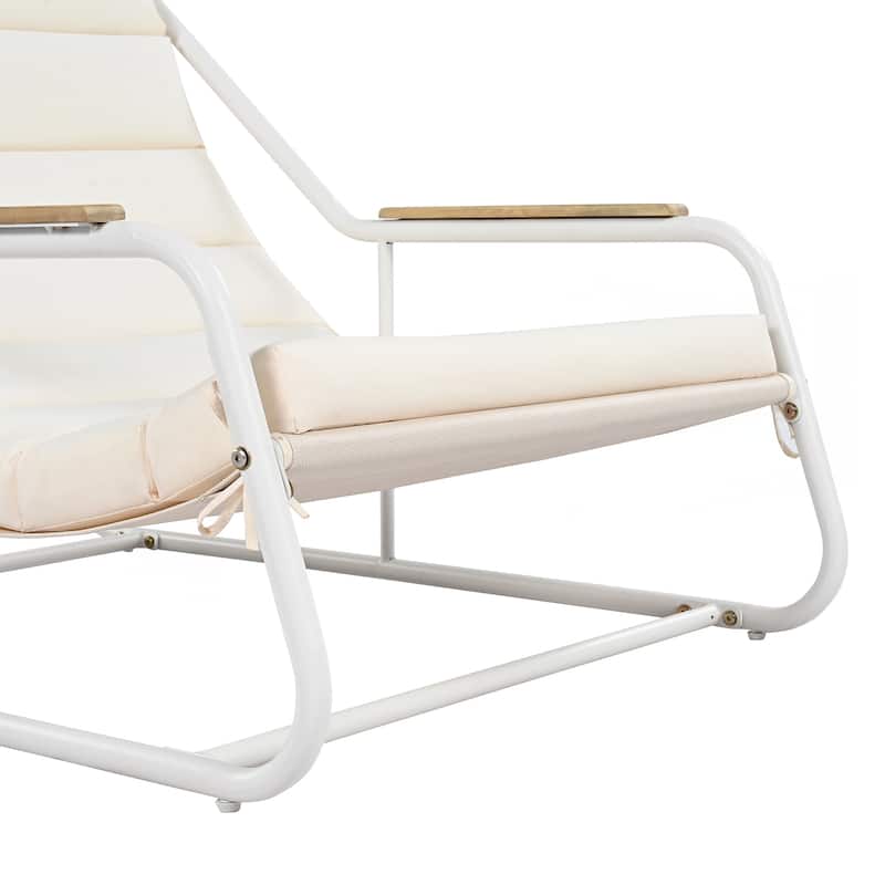 Outdoor Chaise Lounge Chairs Set of 3