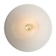 preview thumbnail 4 of 5, Golden Lighting Journey 1-light Semi-Flush Mount in Natural White - Natural White - 1-Light Semi-Flush