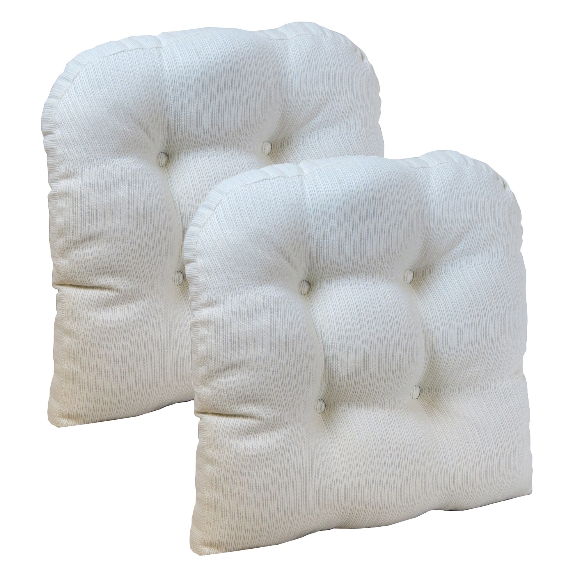 Shop Black Friday Deals On Gripper Non Slip 17 X 17 Omega Tufted Chair Cushions Set Of 2 Overstock 31577015