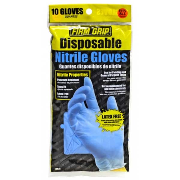 Shop Firm Grip 13822 26 Nitrile Disposable Painting Gloves 10