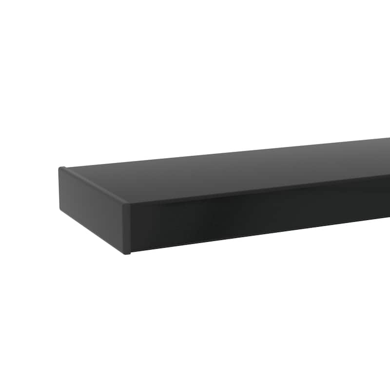 Rectangle Glass Coffee Table with Storage Shelf