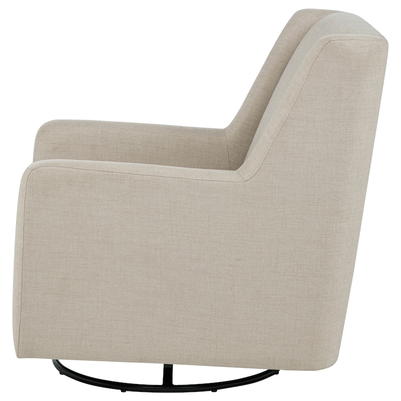 Sorrel Fabric Upholstered Swivel Glider Arm Chair Latte - 30.25" x 35.5" x 34"