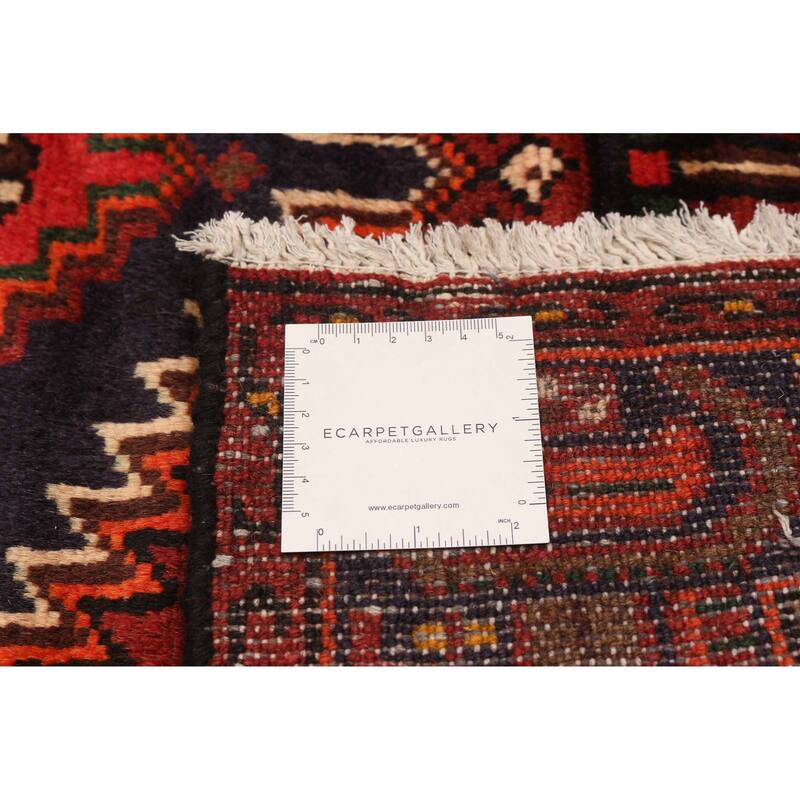 ECARPETGALLERY Hand-knotted Andelz Red Wool Rug - 4'0 x 6'8