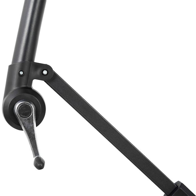 Topcraft 10ft Offset Hanging Market Patio Umbrella