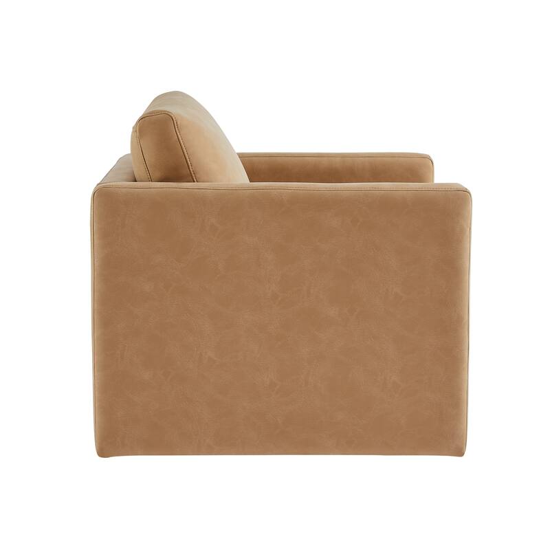 Tovara Vegan Leather Arm Chair by Greyson Living