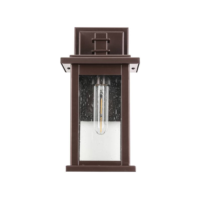 Brown Outdoor Oil Rubbed Bronze Wall Lamp Without Bulb