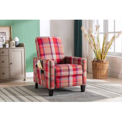 Accent chair,The cloth chair is convenient for home use, comfortable and the cushion is soft，Easy to adjust backrest Angle