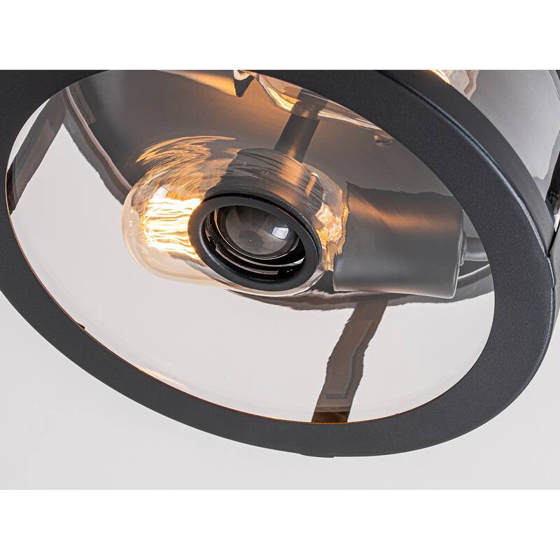 Flush Mount Motion Sensor Outdoor Ceiling Light - 1 pack