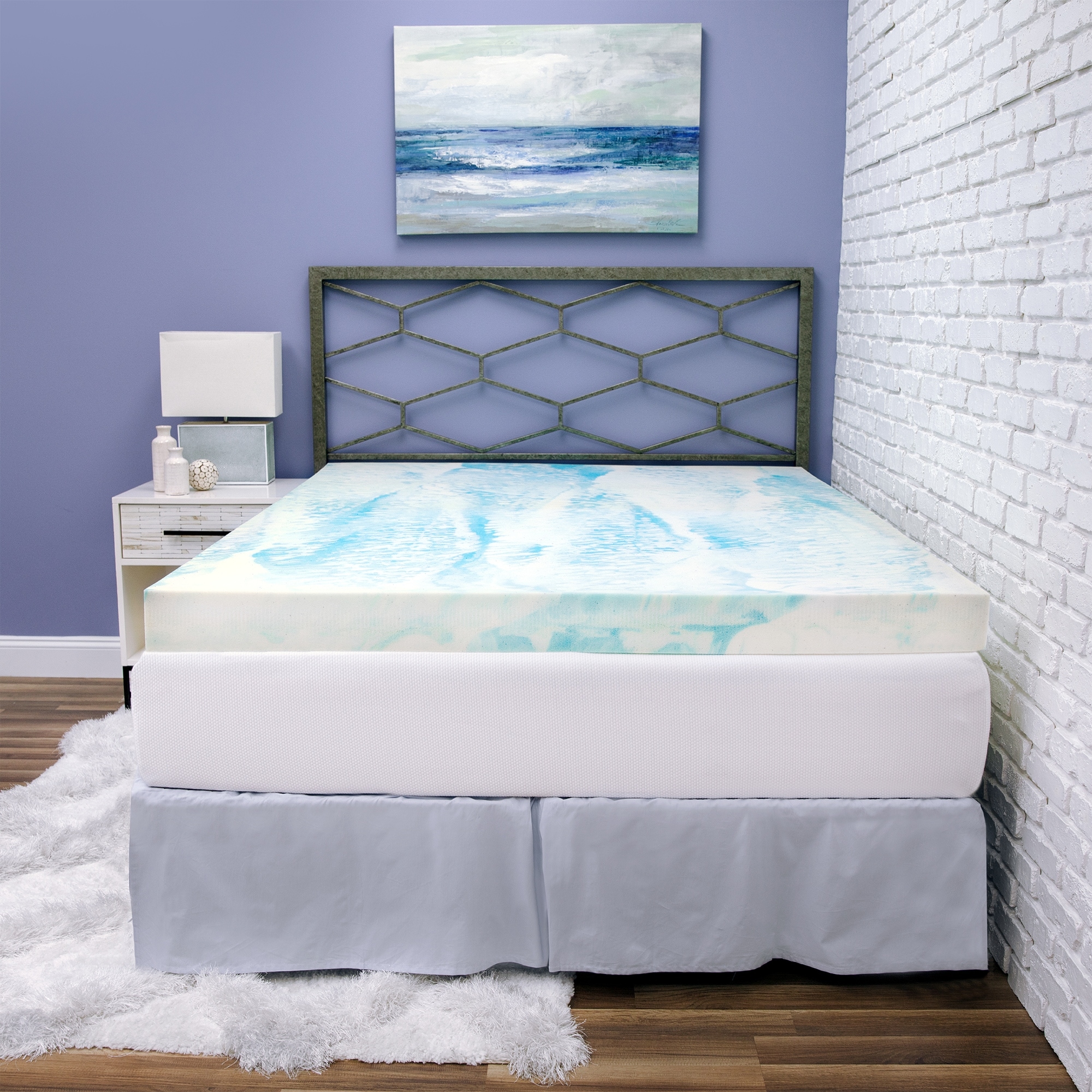 4 inch california store king mattress topper